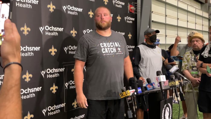 James Hurst - Saints Training Camp - Day 4